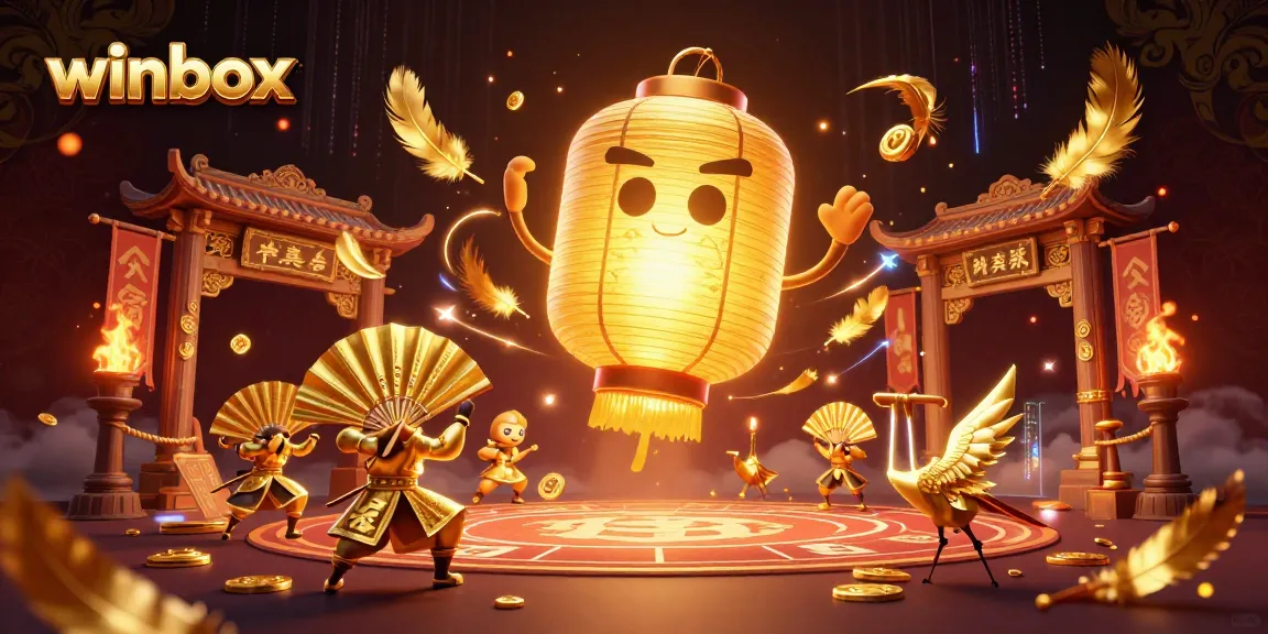 Experience the thrill of winbox with this vibrant casino illustration showcasing dynamic characters and elements.