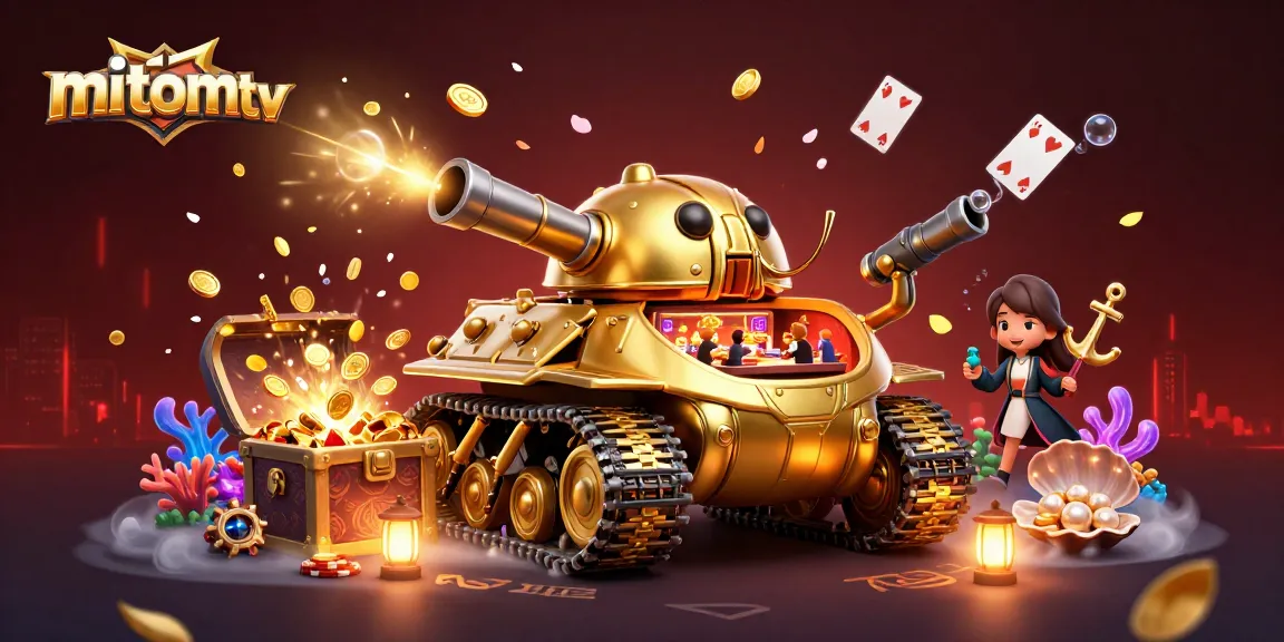 Experience immersive streaming with mitomtv's vibrant online casino scene showcasing dynamic gaming elements.