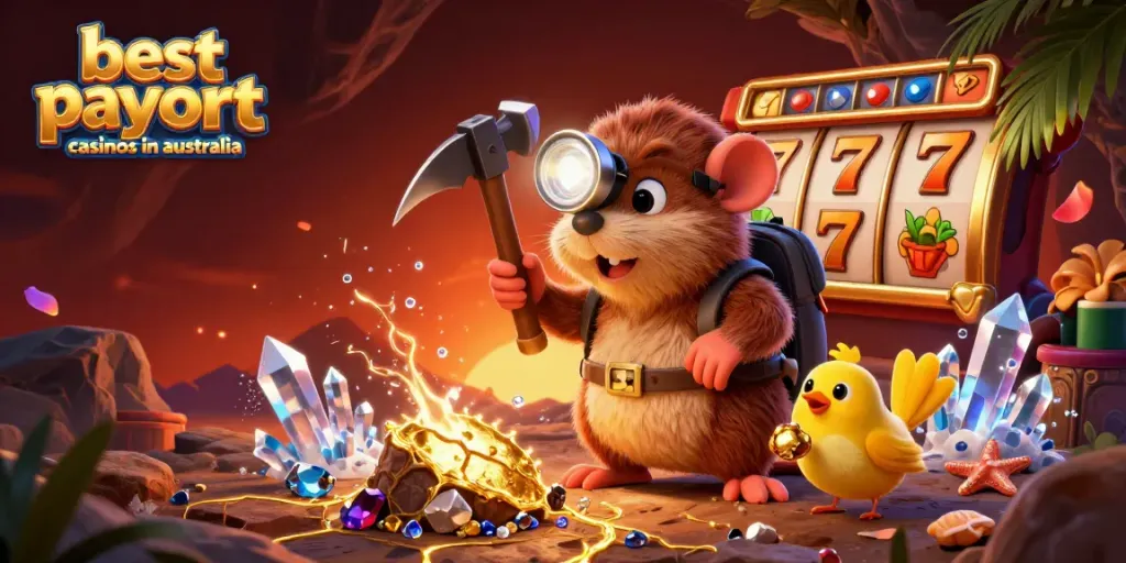 Experience the excitement of the best payout casinos in australia with dynamic 3D casino elements and charming characters.