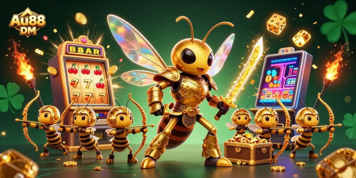 Engage with exciting slots and prizes at Au88 DM’s vibrant casino environment full of energetic elements.