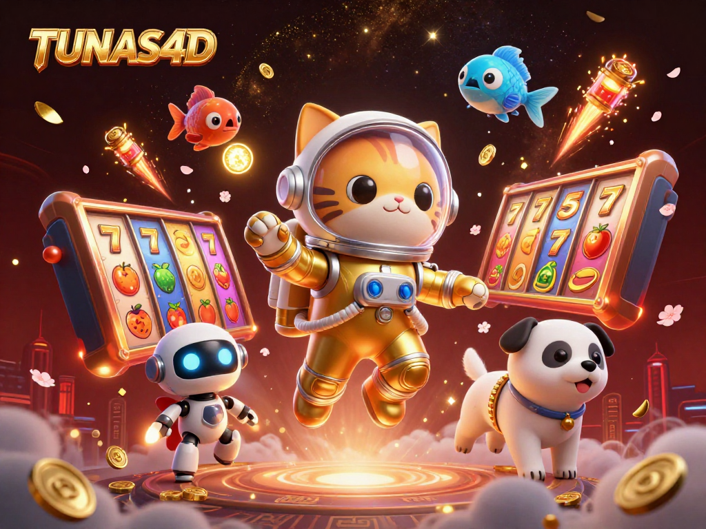 TUNAS4D offers thrilling slot experiences with vibrant visuals and iconic gaming symbols.