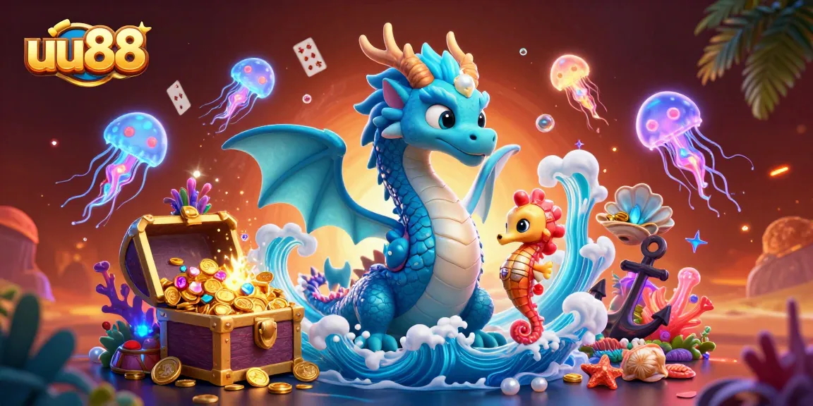 Experience thrilling gaming action at uu88 with vibrant characters and engaging casino elements.