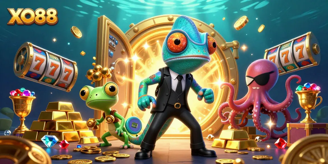 Join the excitement at XO88 while winning jackpots in a vibrant casino adventure scene.