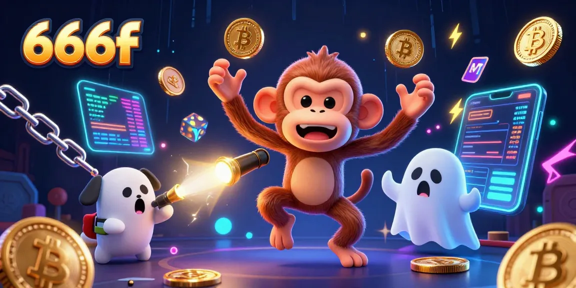 Join the excitement in 666f with a mischievous monkey and ghost-hunter puppy in a haunted casino!