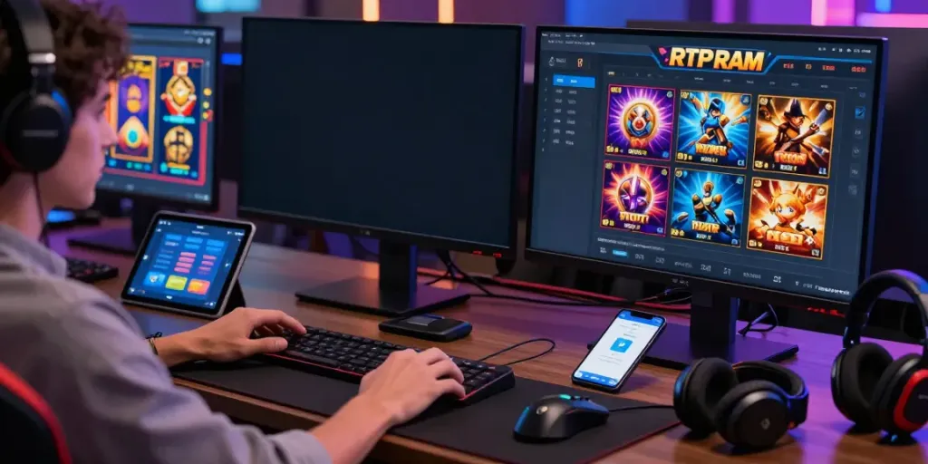 Suasana permainan online bukumimpi138 dengan berbagai game slot RTP tinggi