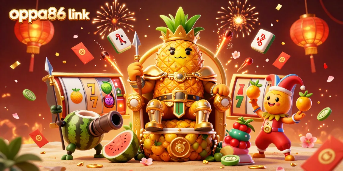 Experience the excitement of winning at online casinos with oppa86 link featuring vibrant characters and dynamic gaming elements.