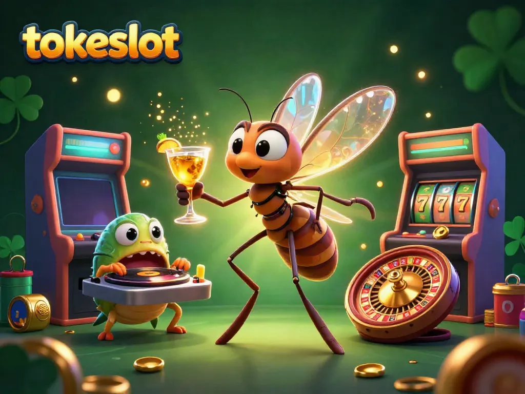 Play exciting games on tokeslot with vibrant casino elements and dynamic 3D characters.