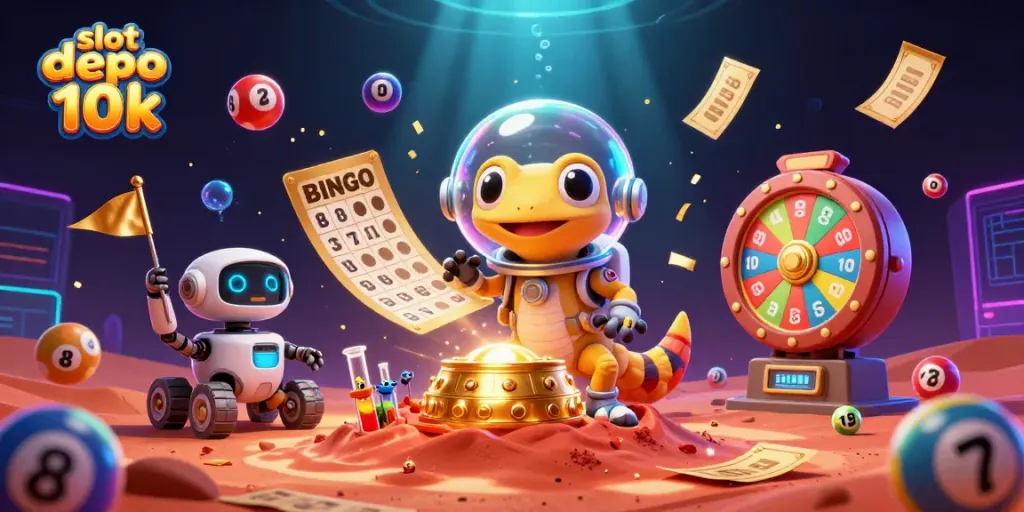 Menangkan permainan dengan slot depo 10k, temukan kasino emas yang tersembunyi di Mars!