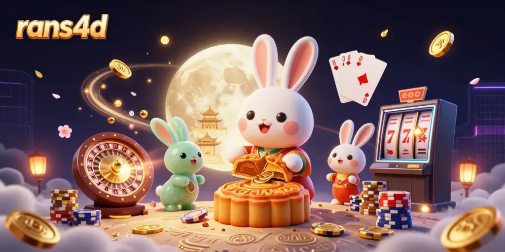 Rans4d menghadirkan ilustrasi kasino digital yang berkilau dengan elemen permainan yang menarik.