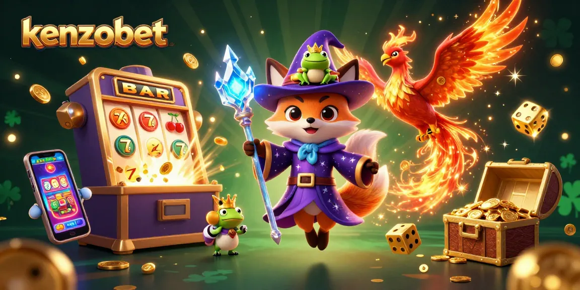 Rasakan keseruan bermain dengan kenzobet di mesin slot berlimpah harta dan simbol keberuntungan.