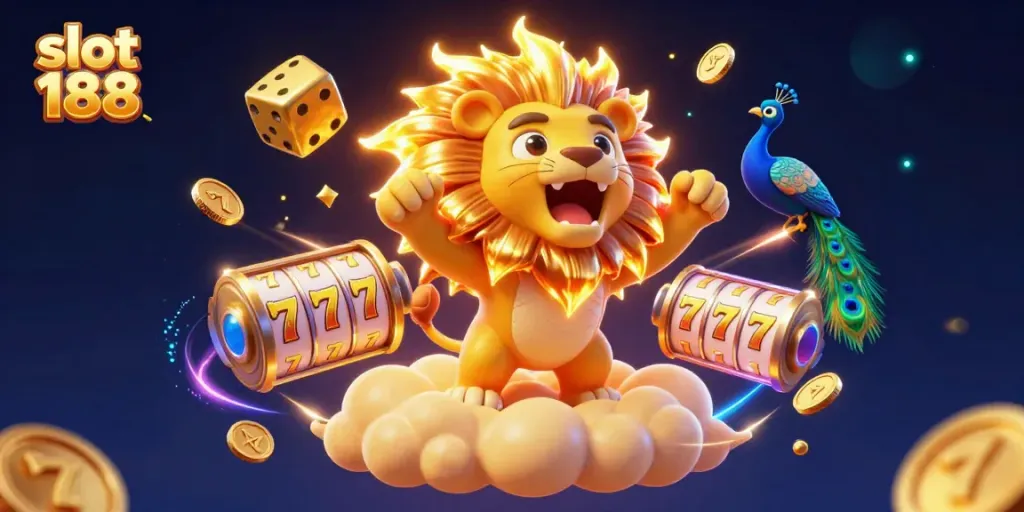 Akses mudah slot 188 dengan aksesibilitas maksimum melalui ilustrasi 3D yang kaya dan cerah.