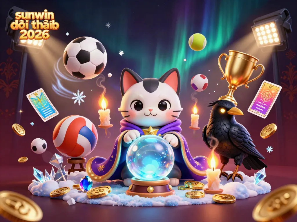 Experience the thrill of sunwin đổi thưởng 2026 with vibrant casino elements and immersive 3D characters.