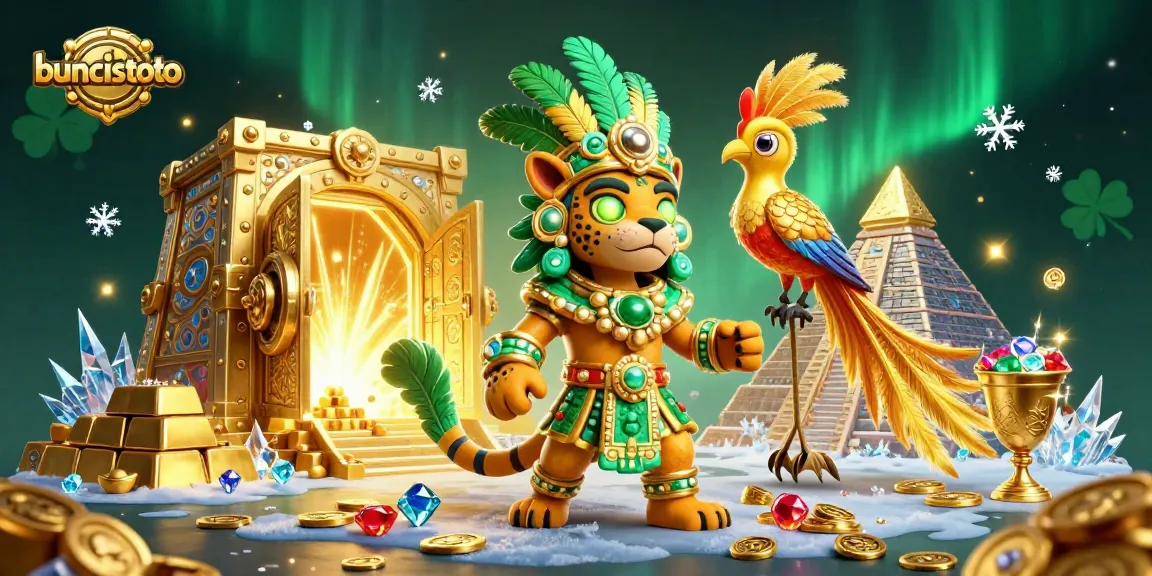 Buncistoto menghadirkan karakter jaguar Mesoamerika dalam ilustrasi 3D menarik untuk pemain togel online.