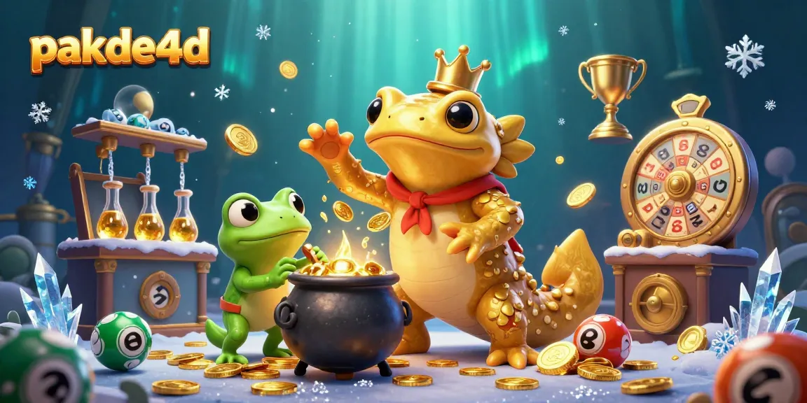 Engage with pakde4d's thrilling lottery game featuring a golden alchemist in a mystical scene.