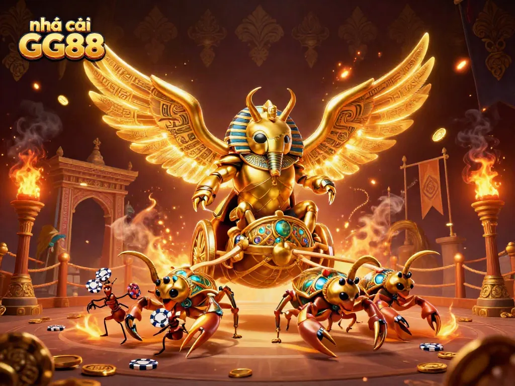 Engage with nhà cái GG88 through an electrifying online casino realm featuring dynamic characters and elements.