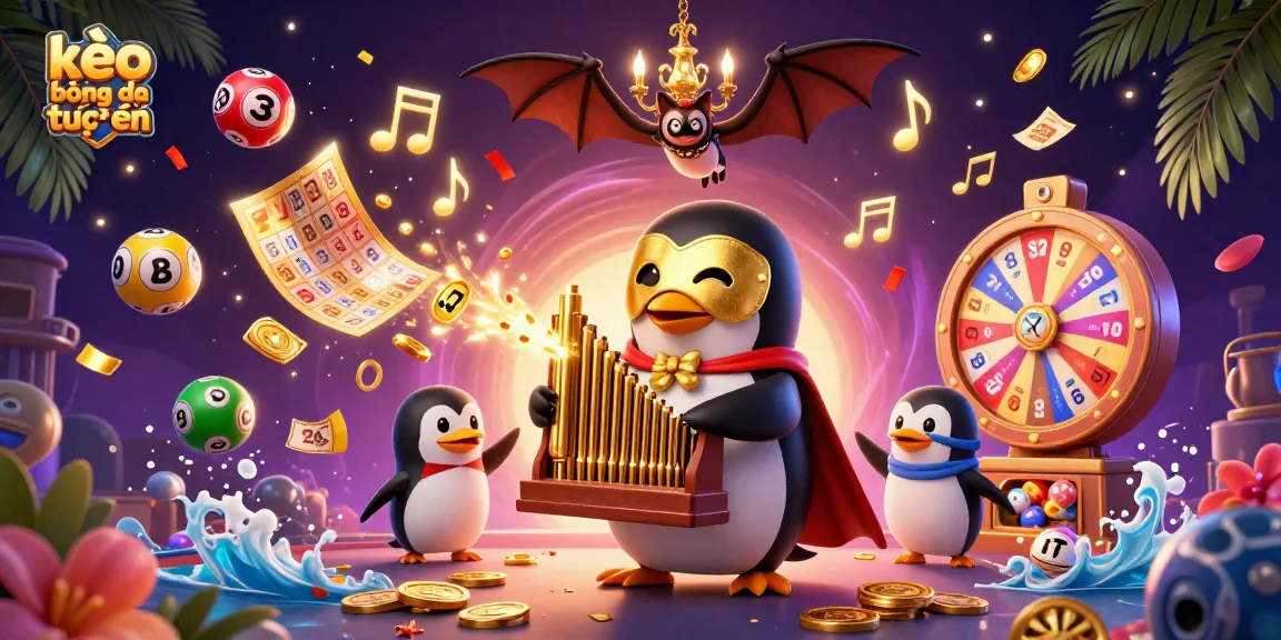 Engage in kèo bóng đá trực tuyến with a vibrant 3D casino scene featuring characters and dynamic elements.