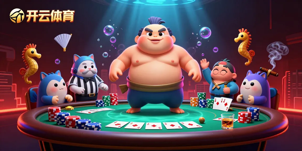 Engage with 开云体育's dynamic gaming scene through this vibrant underwater poker showdown.