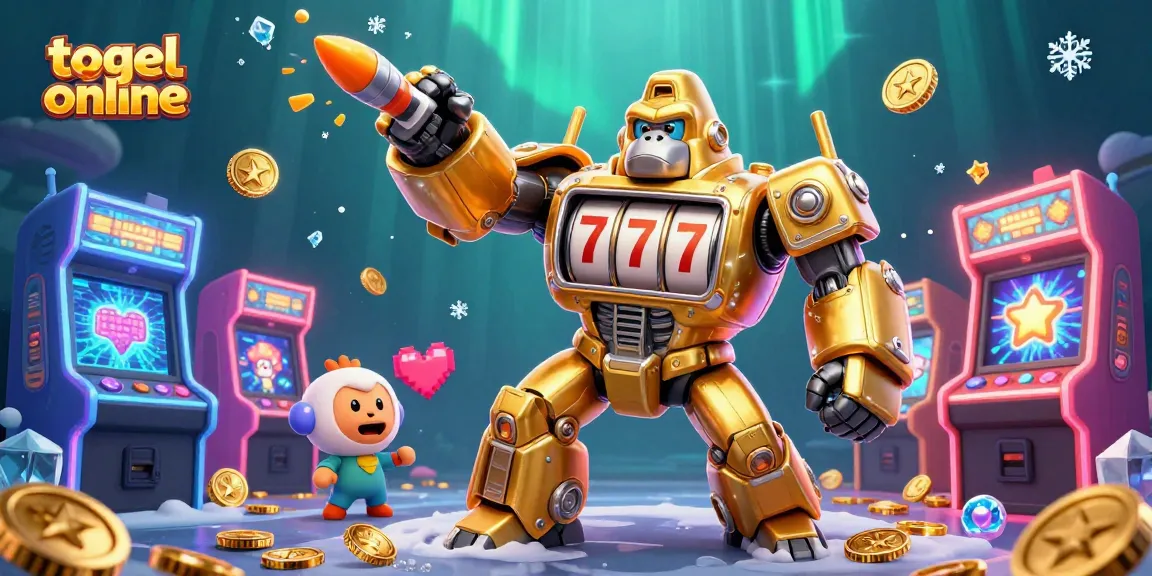 Engage in thrilling togel online games with vibrant 3D characters and arcade elements exploding with excitement.