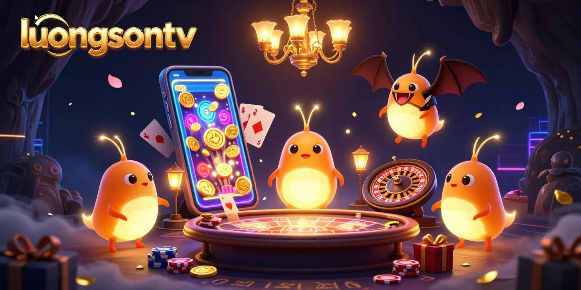 Experience thrilling gameplay at luongsontv with casino glowworms illuminating the action!