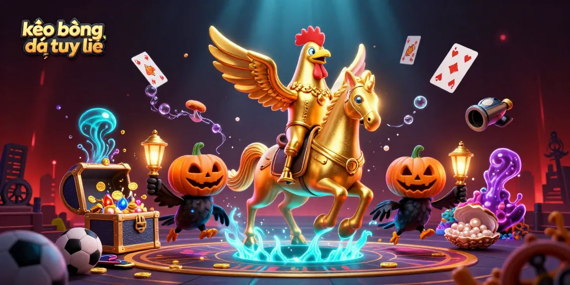 Engage with kèo bóng đá trực tuyến in an exciting casino scene filled with sports and vibrant elements.