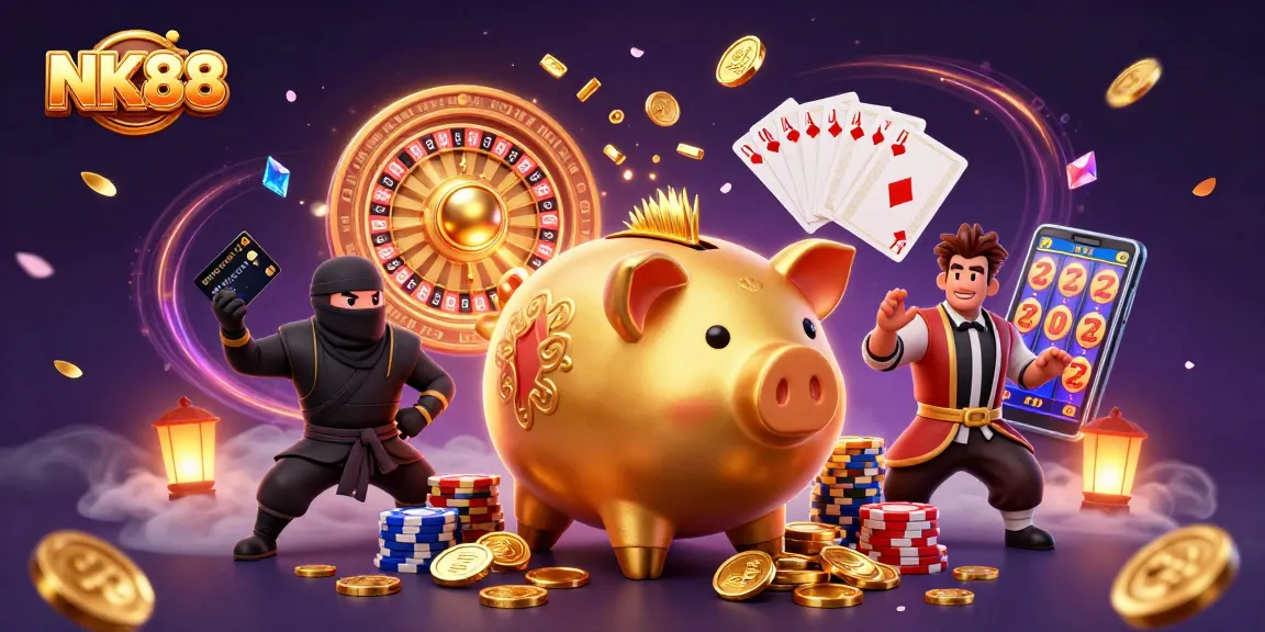 Experience thrilling casino action with NK88's lively characters and dynamic game elements.