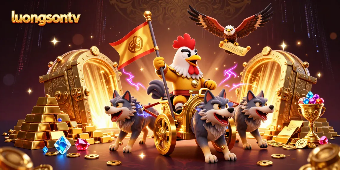 Experience thrilling gameplay with luongsontv as the cartoon rooster warlord rides into victory