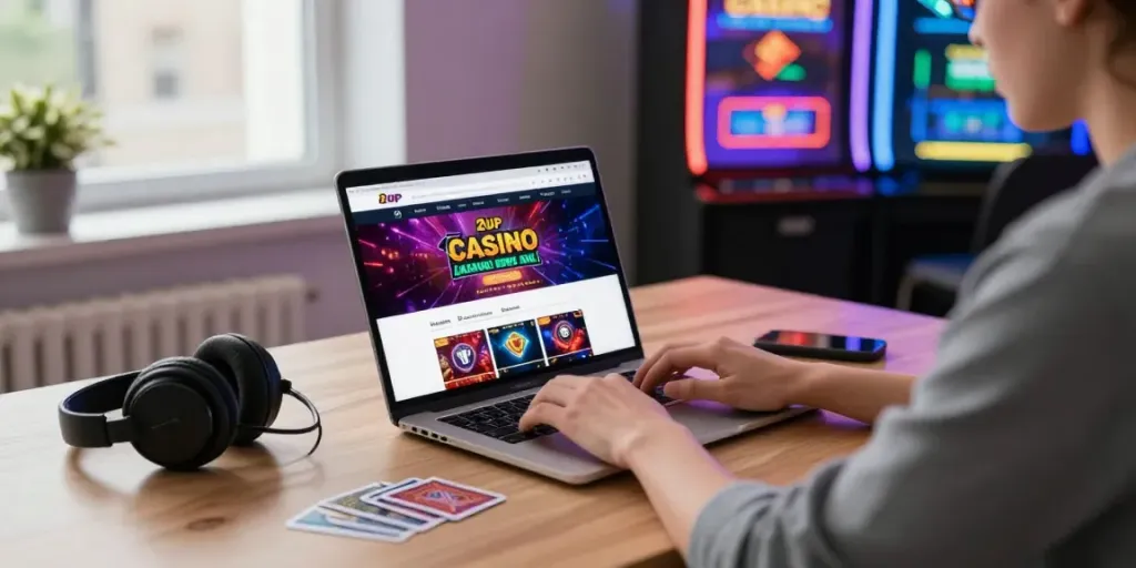 Engaging 2up login experience in a modern online casino setting