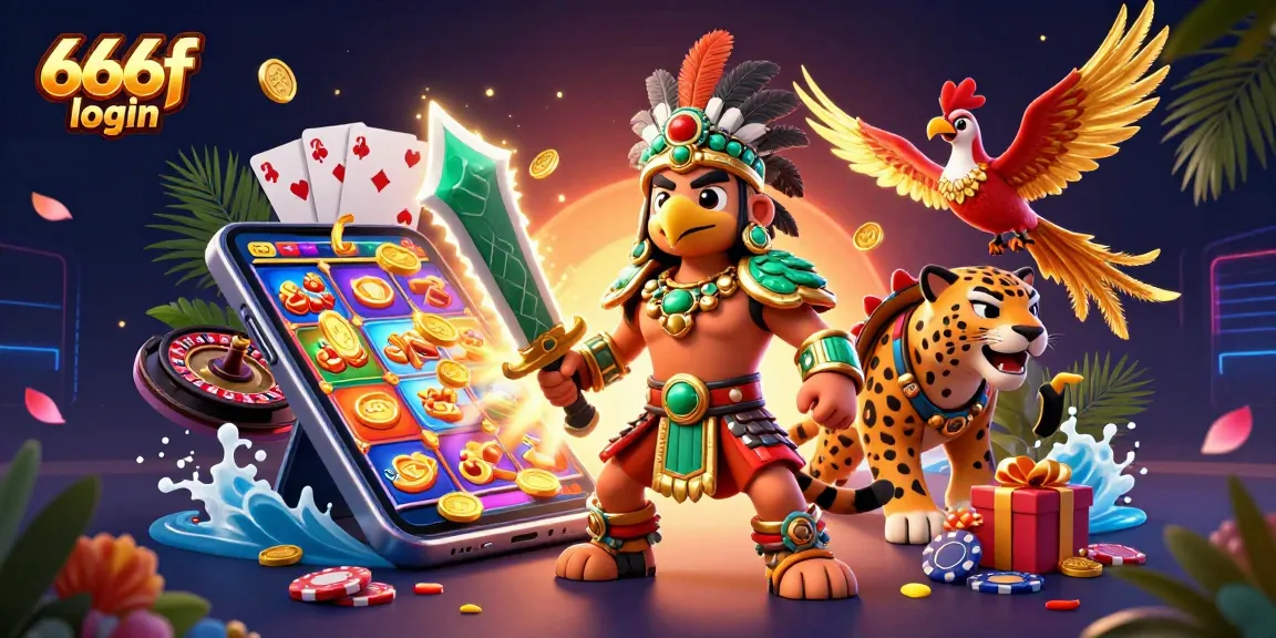 Experience the thrill of 666f login with an exclusive 3D casino adventure featuring vibrant game elements.