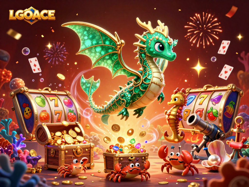 LGOACE slots showcase dynamic gameplay with vibrant characters and energetic casino elements.