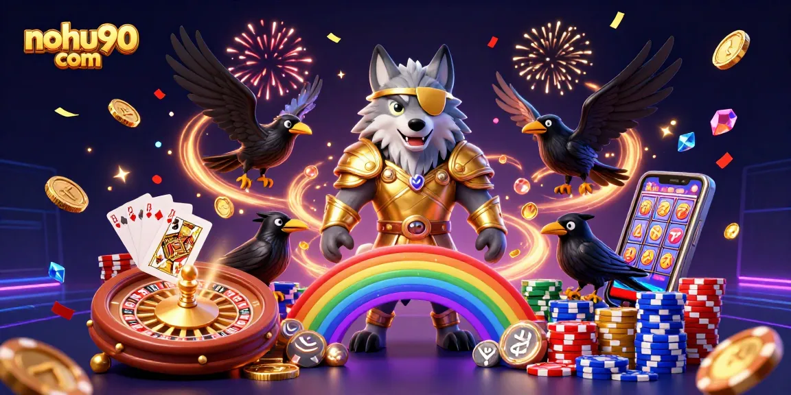 Play thrilling slots at nohu90 com with Odin's luck, gems, and casino excitement!