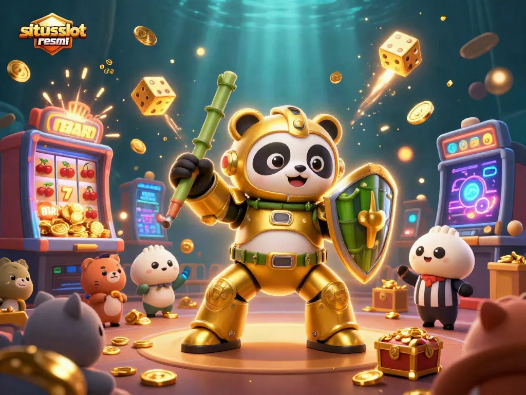Experience excitement at situs slot resmi with engaging characters, vibrant casino elements, and thrilling action.