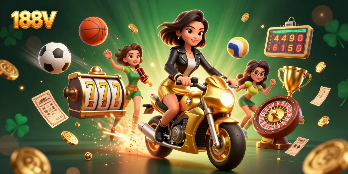 Experience thrilling bets at 188V with glamorous characters and dynamic gaming elements.
