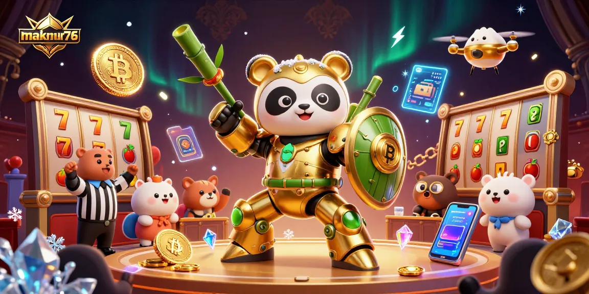 Win big with makmur76 in an electrifying gaming arena featuring vibrant casino elements