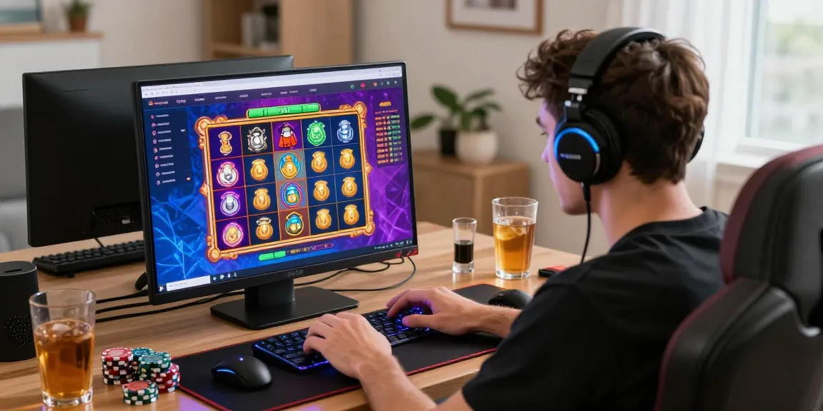 MPOPROFIT sebagai platform permainan slot online terpercaya, dengan pemain fokus pada permainan slot yang penuh warna dan atmosfer gaming yang energik.