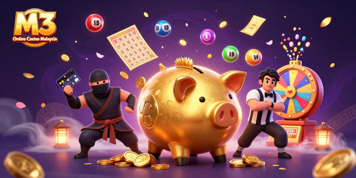 Experience thrilling action at M3 Online Casino Malaysia with vibrant characters and exciting games.