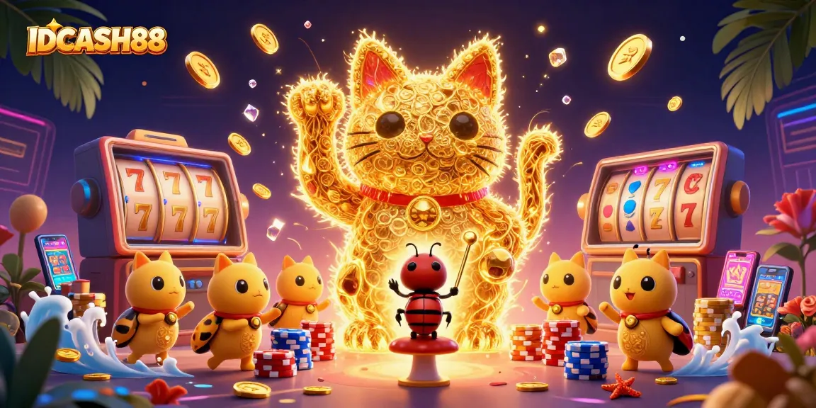 Engage with IDCASH88's dynamic slot machine gameplay featuring stunning visuals and exciting wins.