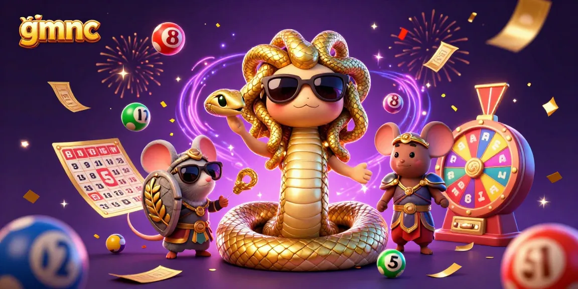 Experience gmnc with engaging lottery action and vibrant casino elements in a detailed illustration.