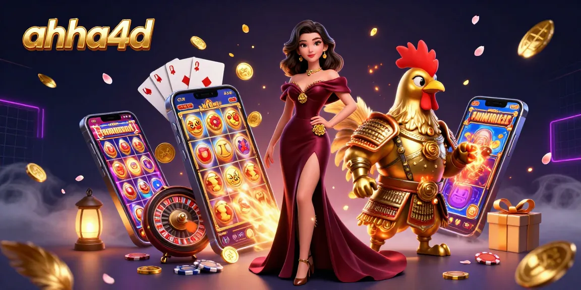 Experience thrilling gameplay with ahha4d, featuring vibrant slots and dynamic casino elements.