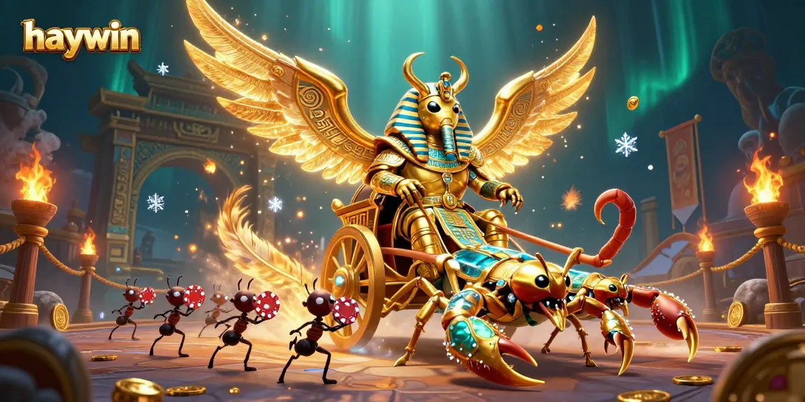 Experience thrilling gaming with haywin as characters in a dynamic, colorful casino scene come alive.