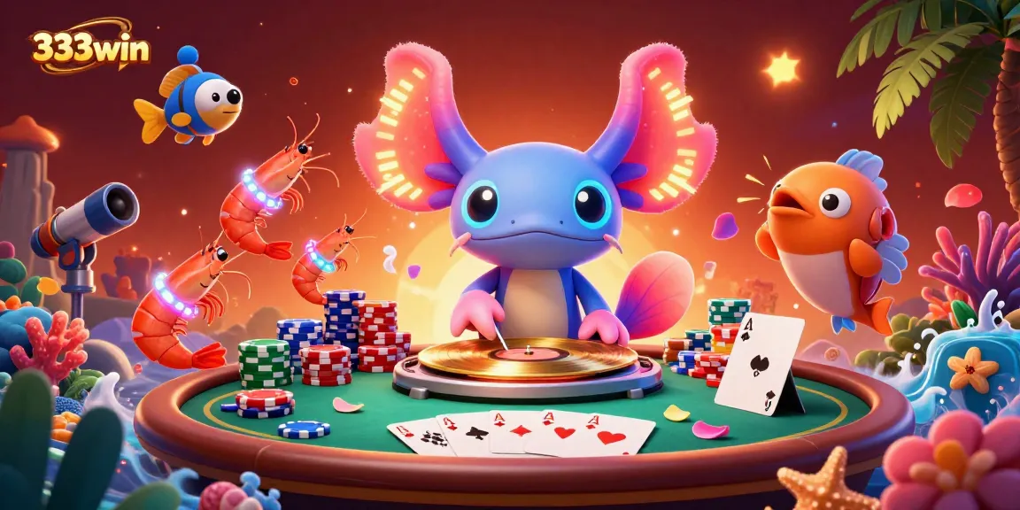 Join the vibrant undersea fun at 333win with exciting fish shooting games featuring a neon DJ!
