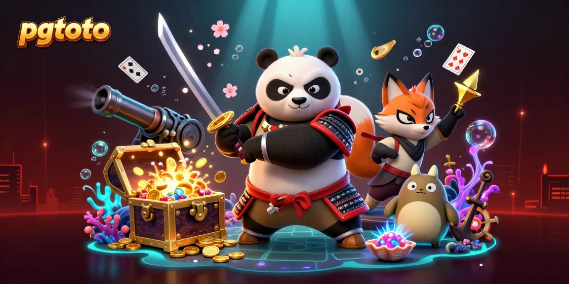 Permainan menarik di pgtoto dengan samurai panda dan ninja fox, penuh kejutan jackpot!