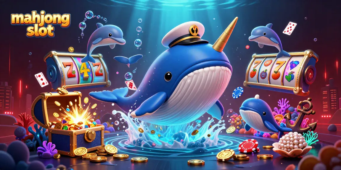 Experience the excitement of the mahjong slot with vibrant 3D characters and dynamic game elements in an underwater casino.