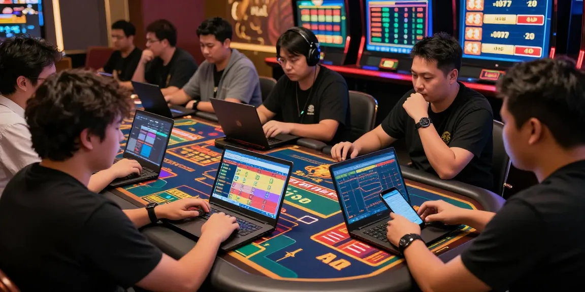 Exciting online gambling scene with Bandar Togel 4D Resmi Togel88 players enjoying real-time betting