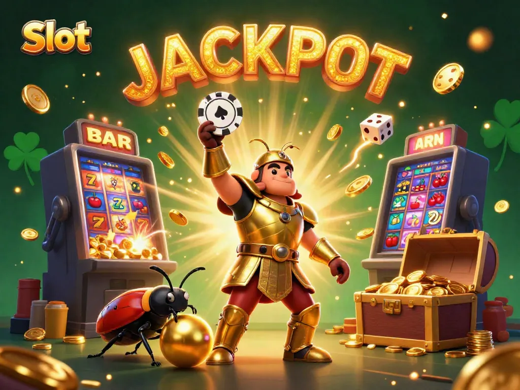 Slot yang mengagumkan dengan karakter unik dan simbol permainan kasino yang menyala untuk pengalaman bermain terbaik.