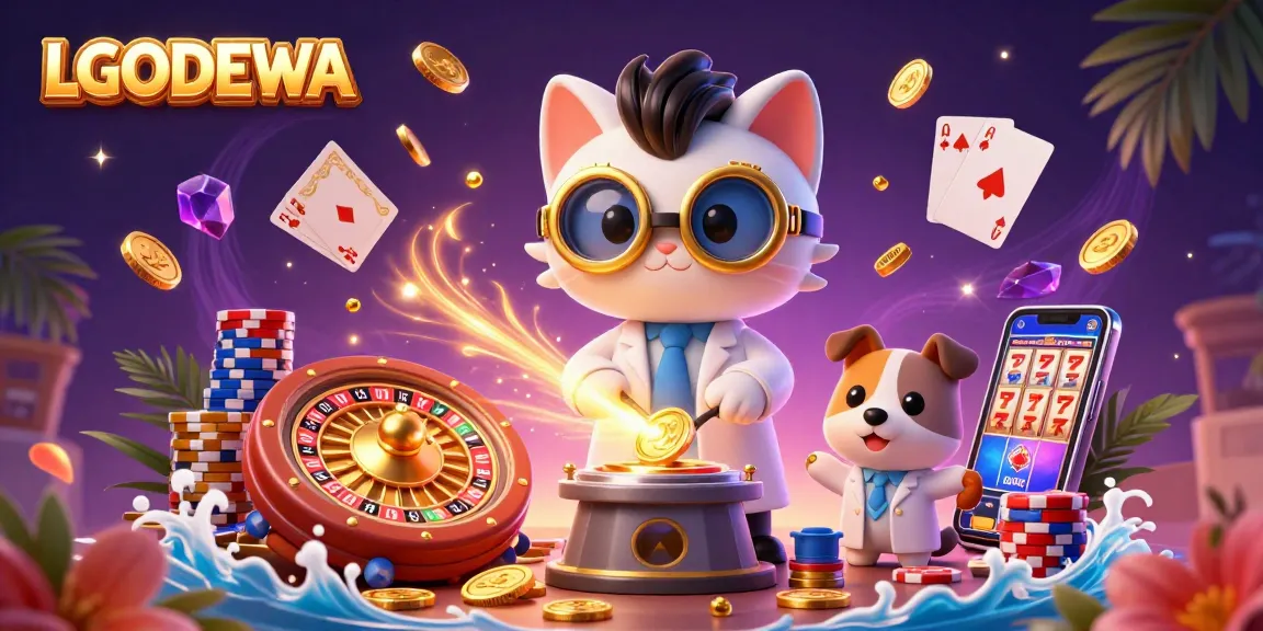 Join the excitement with LGODEWA's mad scientist cat and loyal dog as they create a gold-coin machine!
