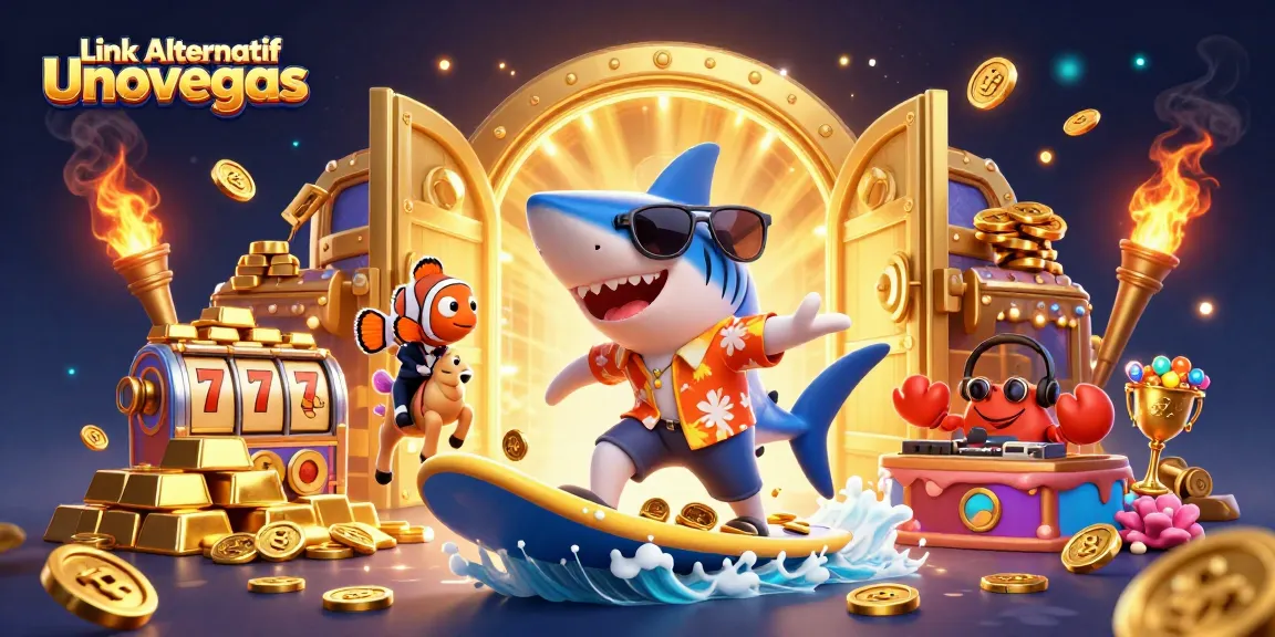 Play and win big with Link Alternatif Unovegas, featuring an exciting casino party scene