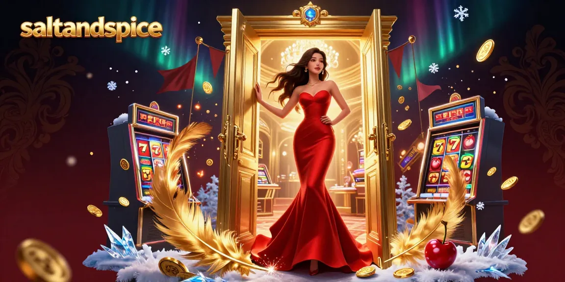 Experience dynamic gaming at saltandspice with vibrant casino elements creating an electrifying atmosphere.