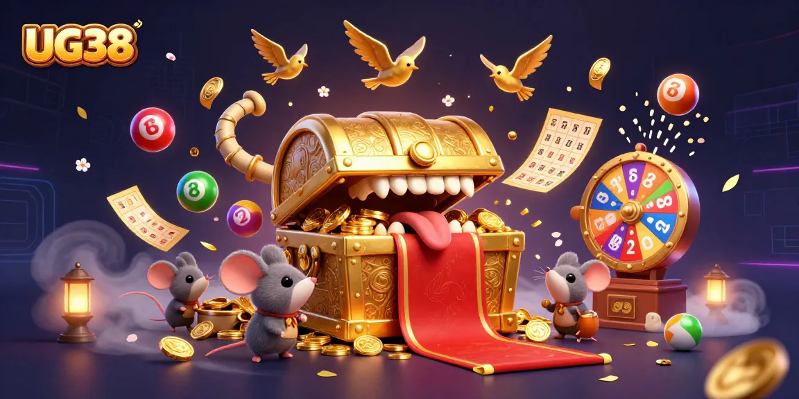 UG38 delights players with a vibrant gambling scene filled with lucky treasures and lottery excitement.