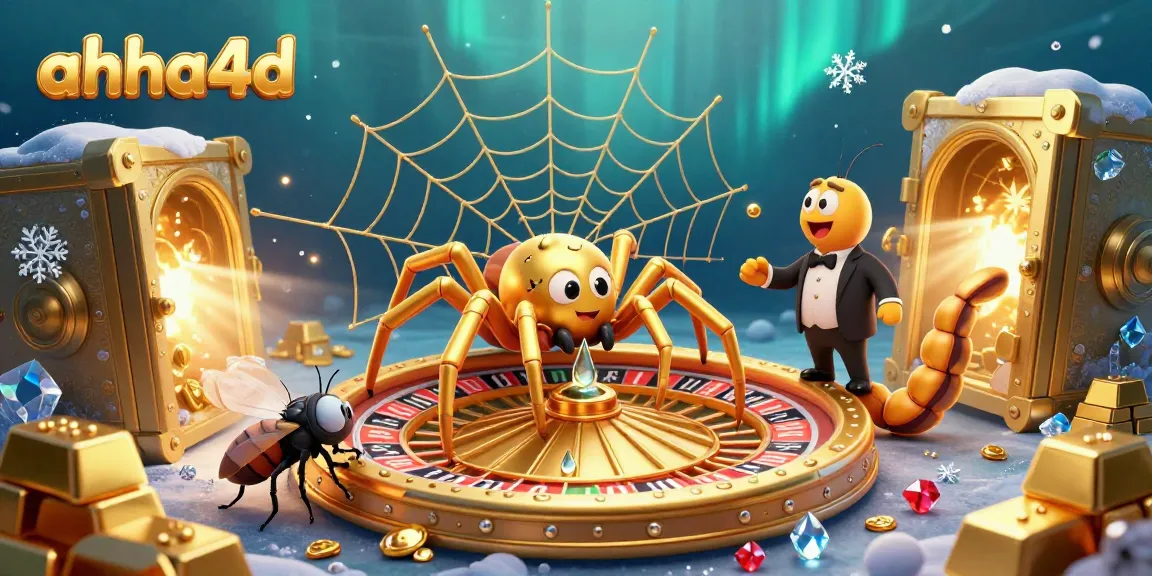 Experience the thrill of betting with ahha4d in this vibrant 3D casino scene featuring dynamic characters and treasure.