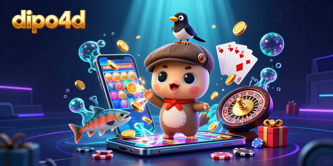 Play vibrant gaming scenes with dipo4d's unique cartoon characters and slots excitement!